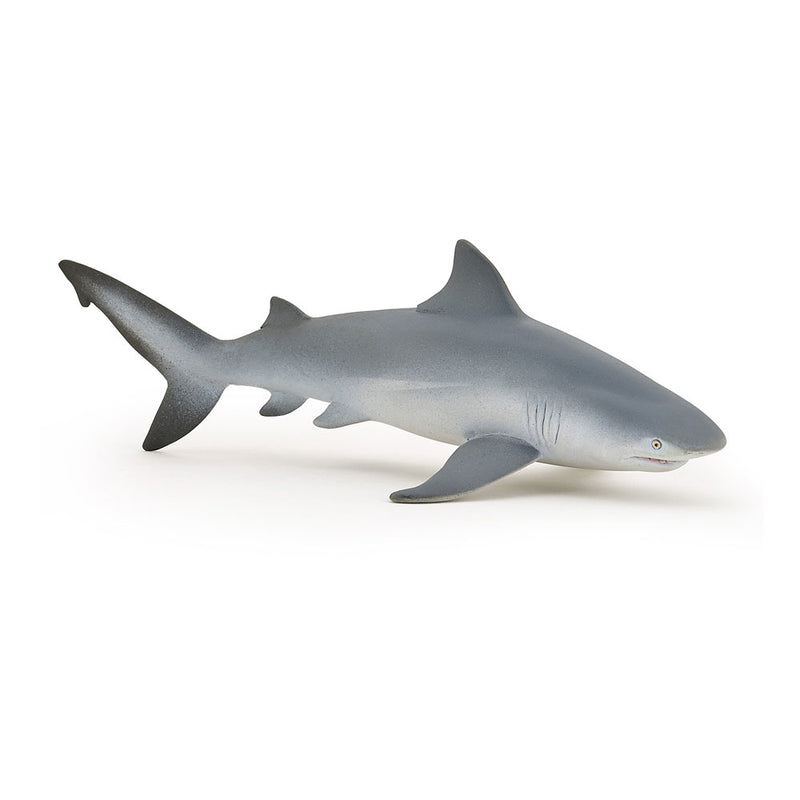 PAPO Marine Life Bull Shark Toy Figure, Grey (56044)