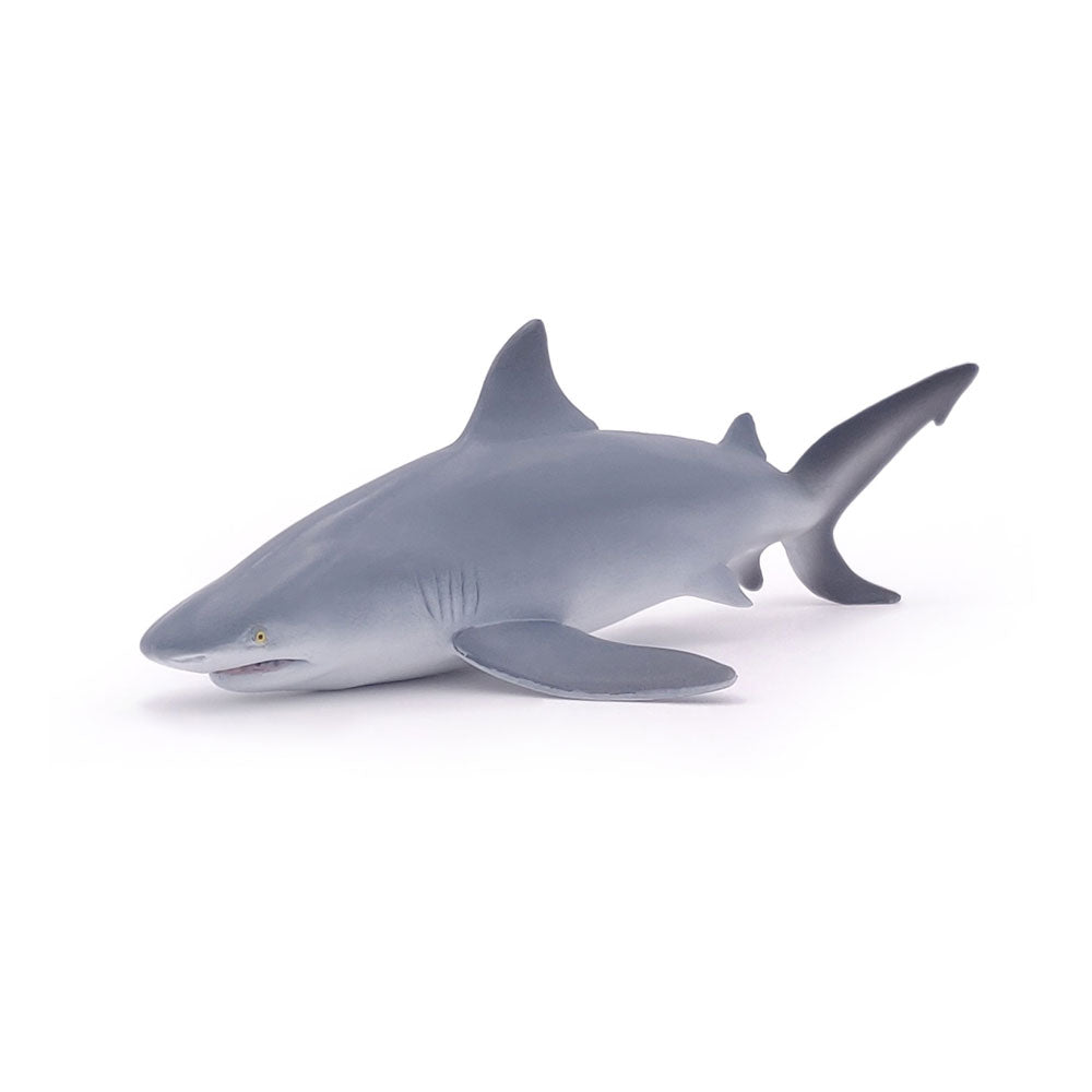 PAPO Marine Life Bull Shark Toy Figure, Grey (56044)