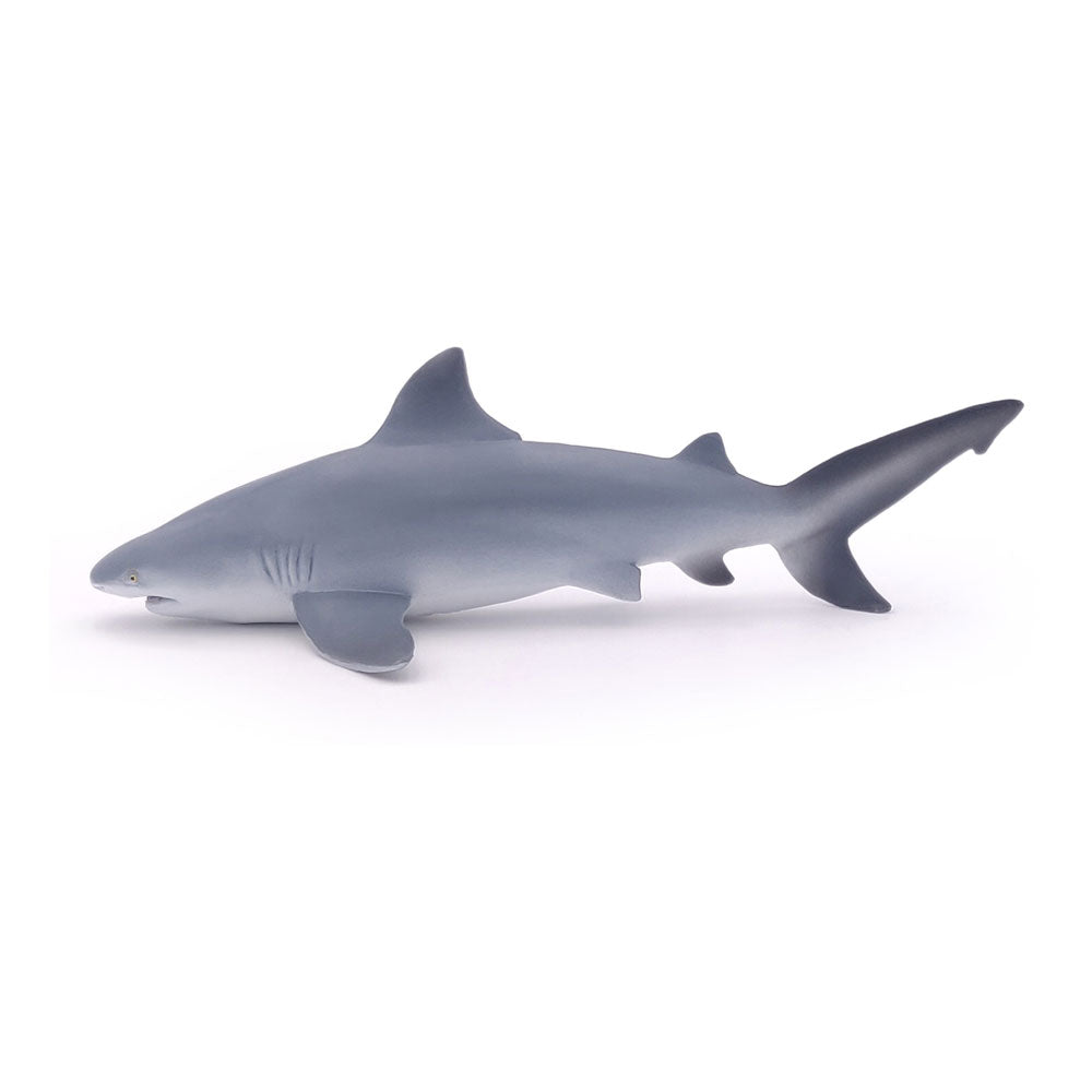 PAPO Marine Life Bull Shark Toy Figure, Grey (56044)