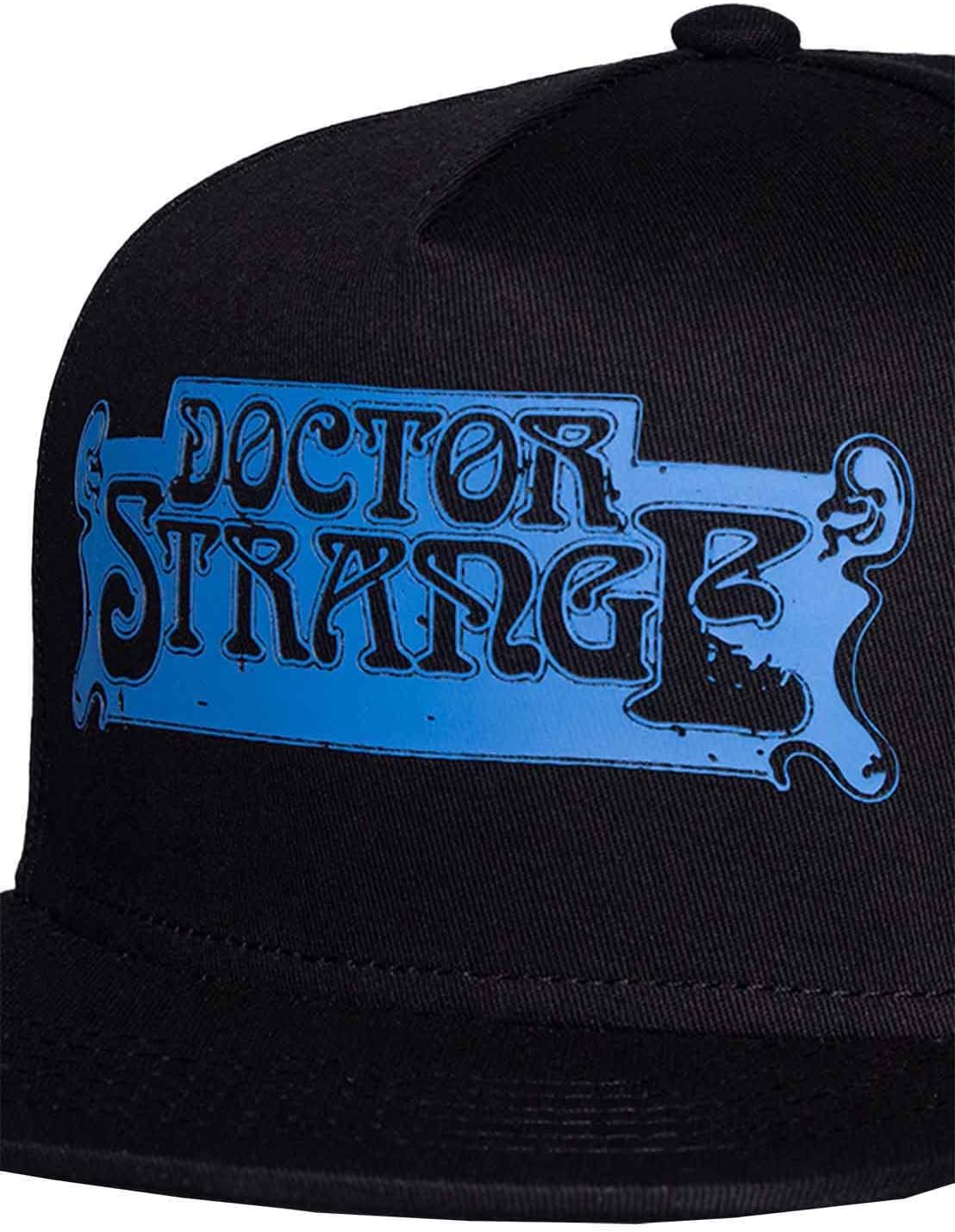 Dr Strange Baseball Cap Text Logo Official Marvel Black Snapback