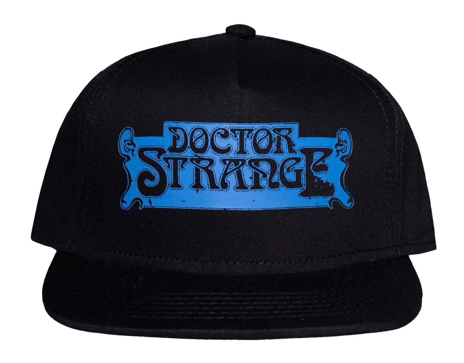 Dr Strange Baseball Cap Text Logo Official Marvel Black Snapback