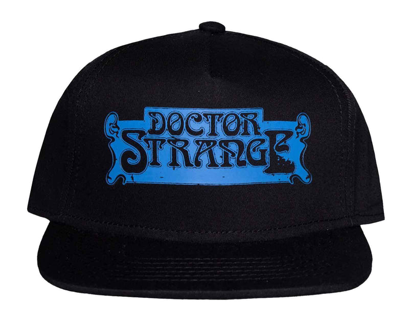 Dr Strange Baseball Cap Text Logo Official Marvel Black Snapback