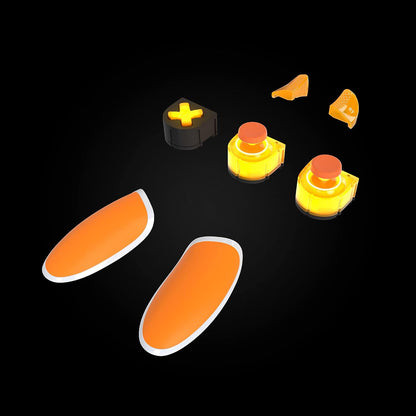 Thrustmaster ESWAP X LED ORANGE CRYSTAL PACK, Pack of 7 Backlit Orange Modules, NXG Mini-Sticks, Hot-Swap Feature, Compatible with ESWAP X PRO CONTROLLER, Xbox Series X|S and Windows Led Orange Pack