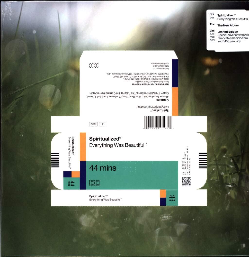 Spiritualized - Everything Was Beautiful (2022 Deluxe Ltd. Edition Indie Exclusive Pink Vinyl)