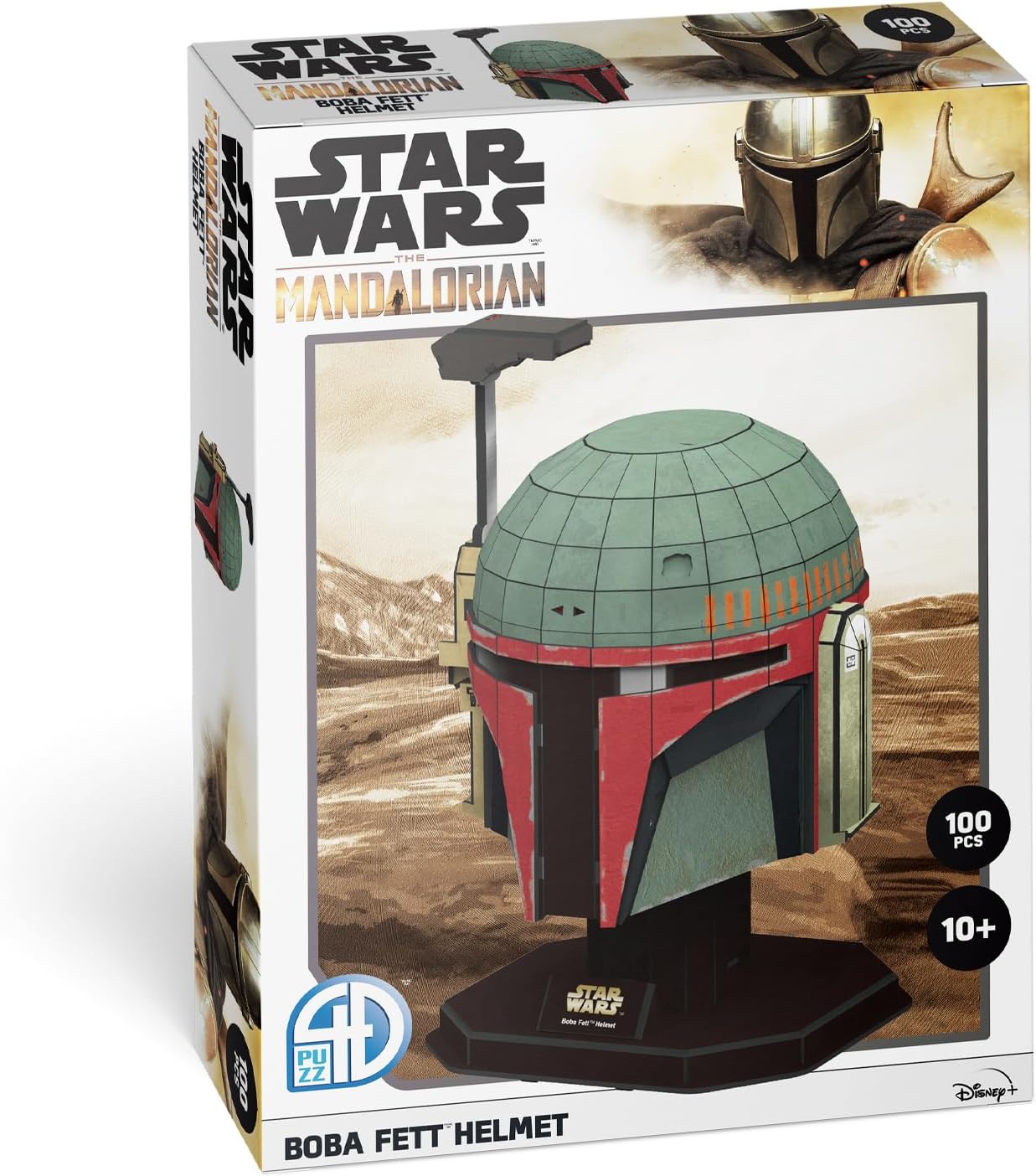 University Games Star Wars: The Mandalorian Boba Fett's Helmet Model Kit, Burgundy and Green, (U08523