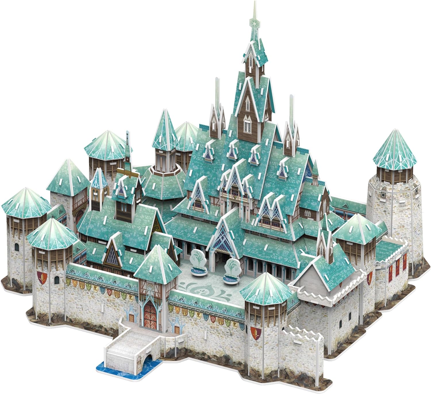 University Games U08549 Disney Frozen Arendelle Castle 3D Puzzle
