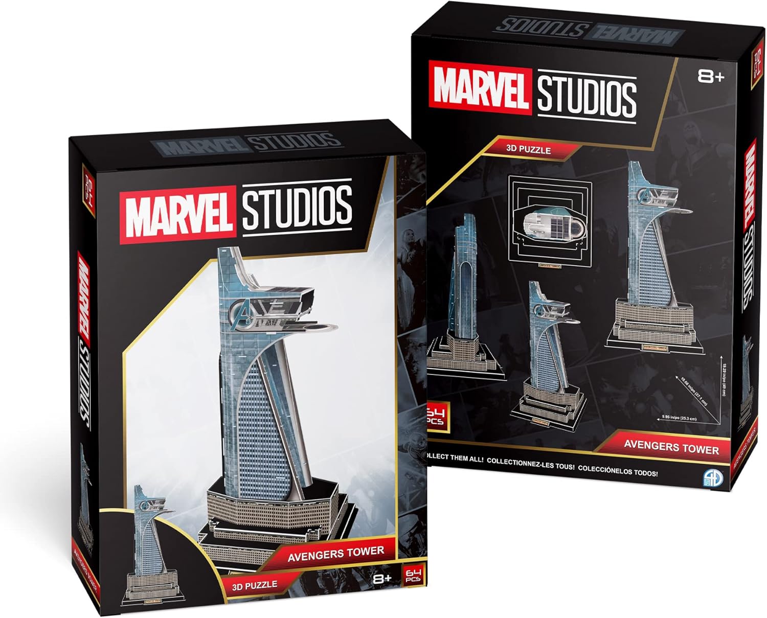 University Games U08553 Marvel Studios Avengers Tower 3D Puzzle