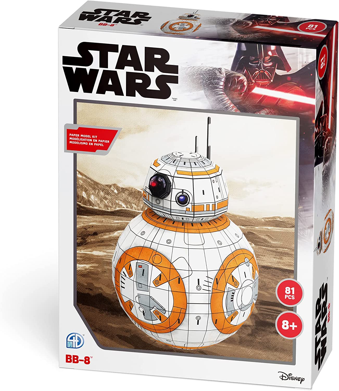 University Games Star Wars BB-8 Model Kit, Orange and White