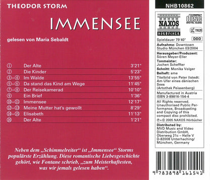 Immensee. CD (Klassiker der Literatur