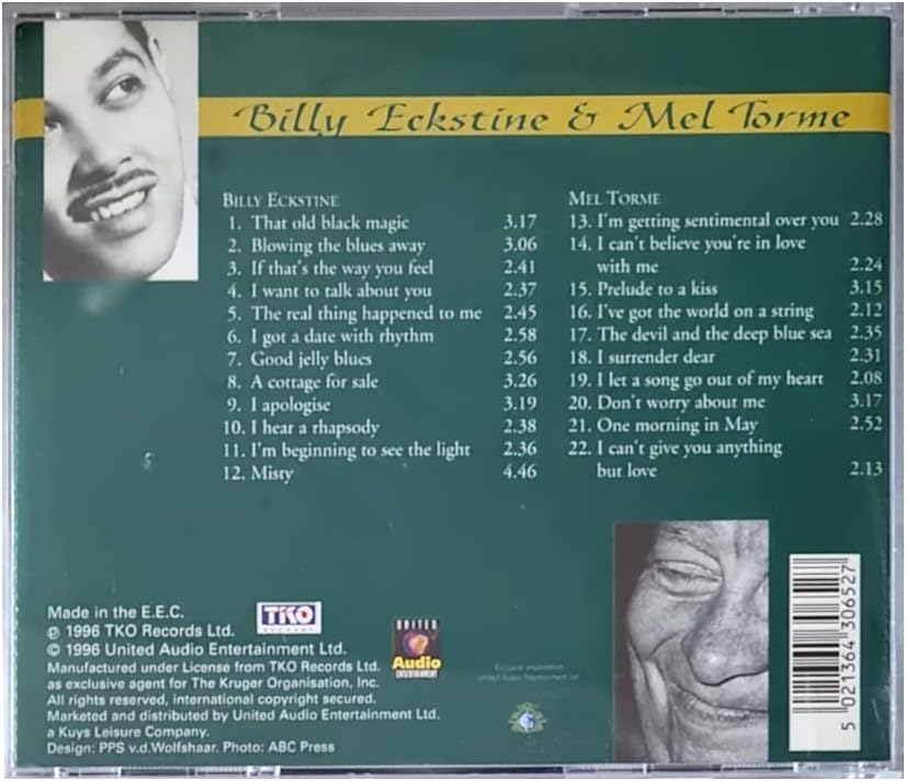 Billy Eckstine & Mel Torme