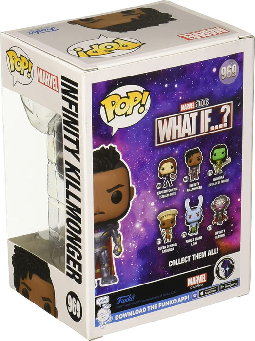 Funko POP! Marvel - the King - What If - Infinity Killmonger - Marvel What If - Collectable Vinyl Figure - Gift Idea - Official Merchandise - Toys for Kids & Adults - TV Fans