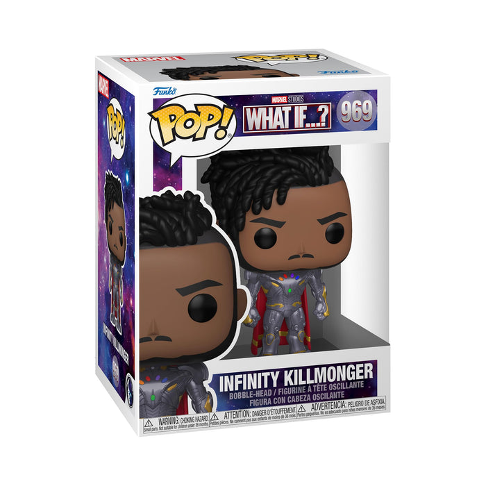 Funko POP! Marvel - the King - What If - Infinity Killmonger - Marvel What If - Collectable Vinyl Figure - Gift Idea - Official Merchandise - Toys for Kids & Adults - TV Fans