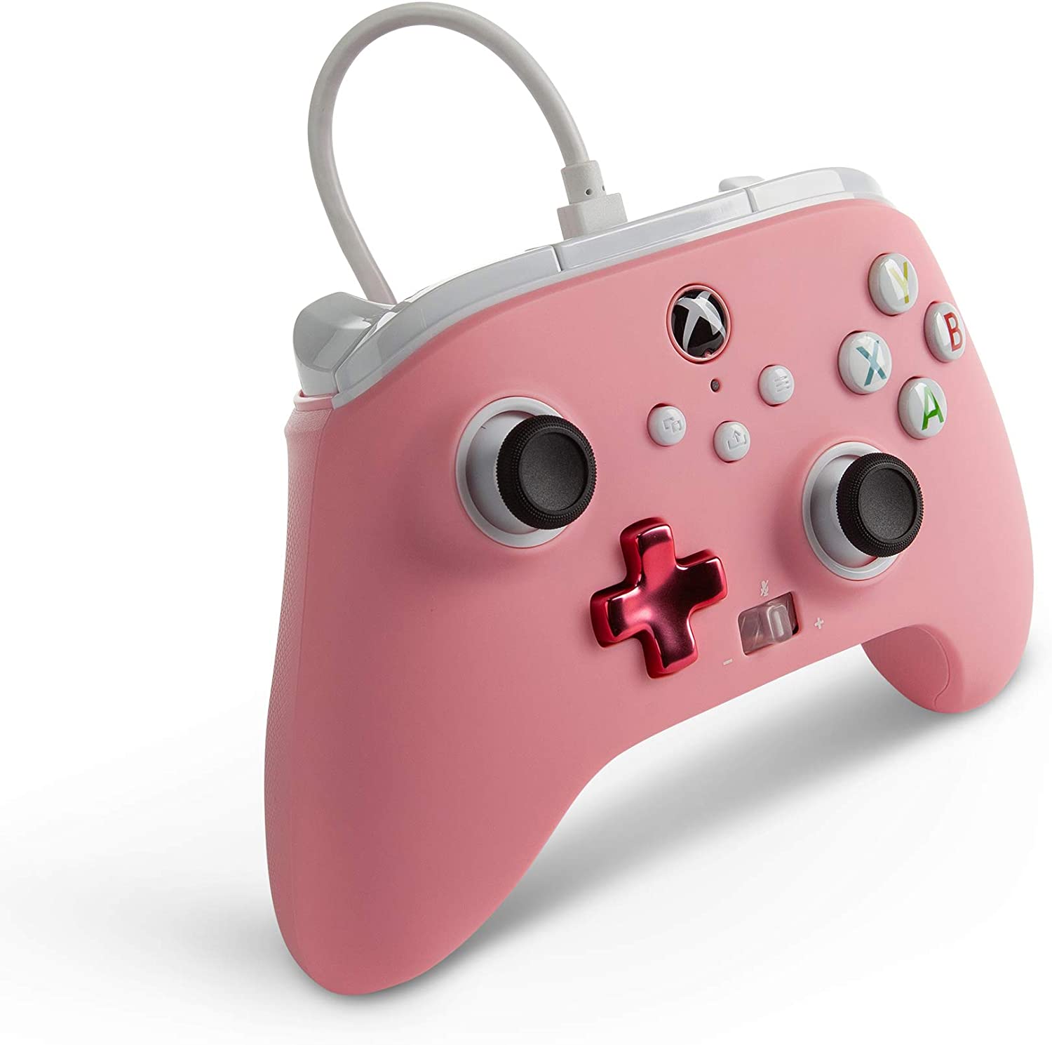 PowerA Enhanced Wired Controller for Xbox - Pink Inline, Gamepad, Wired Video Game Controller, Gaming Controller, Xbox Series X|S Rosa