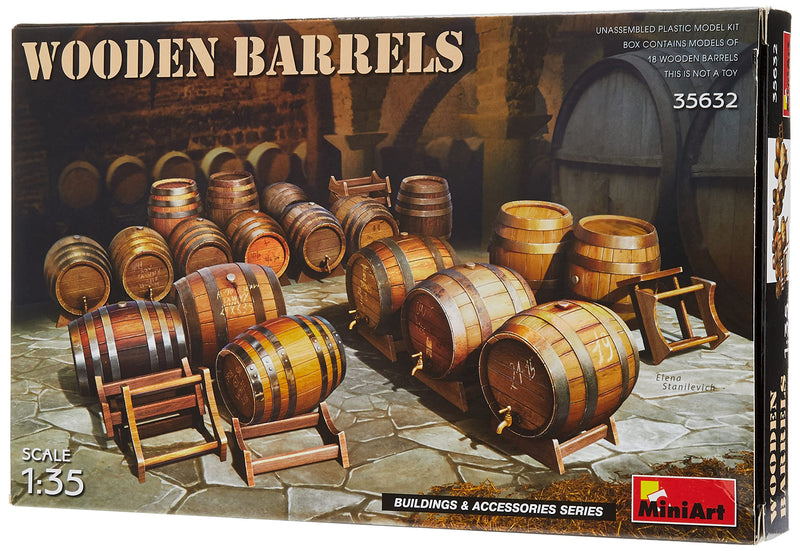 Miniart 1:35-Barriles de Madera (MA35632