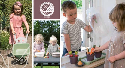 Dantoy - Green Garden Breakfast Set. 29 stuks. Gemaakt in Denemarken. Vaatwasmachinebestendig. 2+ jaar.