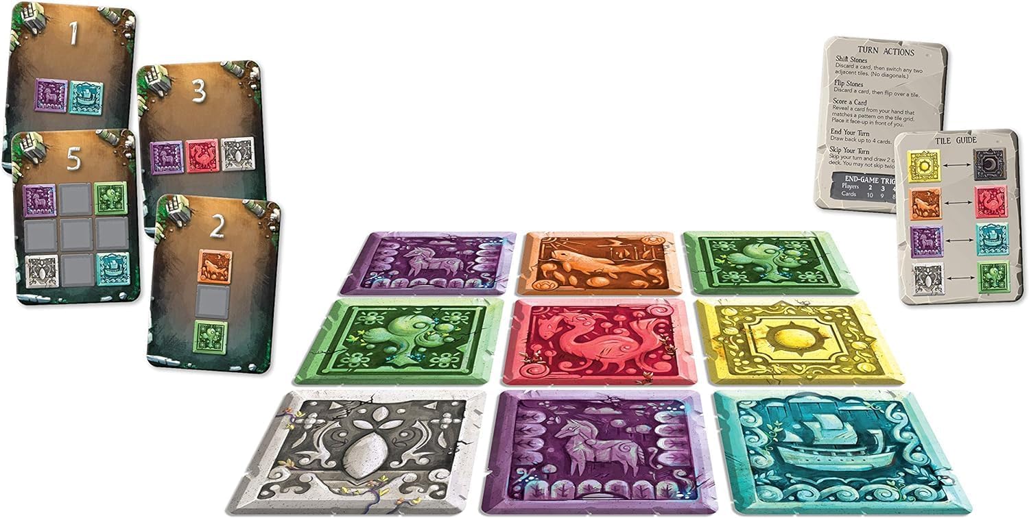 Gamewright | Shifting Stones | Family Card Game | Ages 8+ | 1-5 Players | 20 Minutes Playing Time