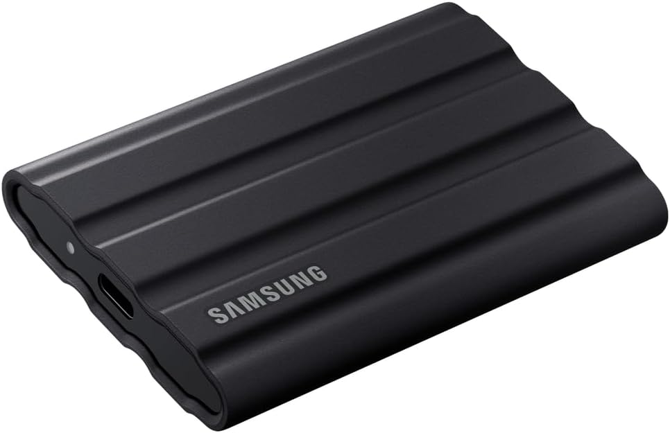 SAMSUNG T7 Shield Portable Solid State Drive USB 3.2 1TB, IP65 Water Resistant, External SSD Compatible with PC/Mac/Android/Gaming Consoles, MU-PE1T0S/WW, 2023