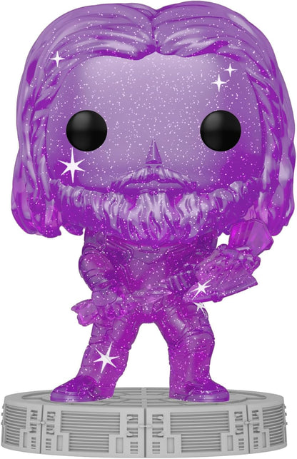 Funko POP! Artist Series: Marvel Infinity Saga - Object - Thor - Purple - Collectable Vinyl Figure - Includes Premium Plastic Protector Display Case - Gift Idea - Official Merchandise