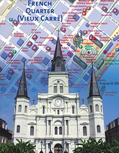 New Orleans City Map Mini 100 Piece Jigsaw Puzzle - [Dutch Import]