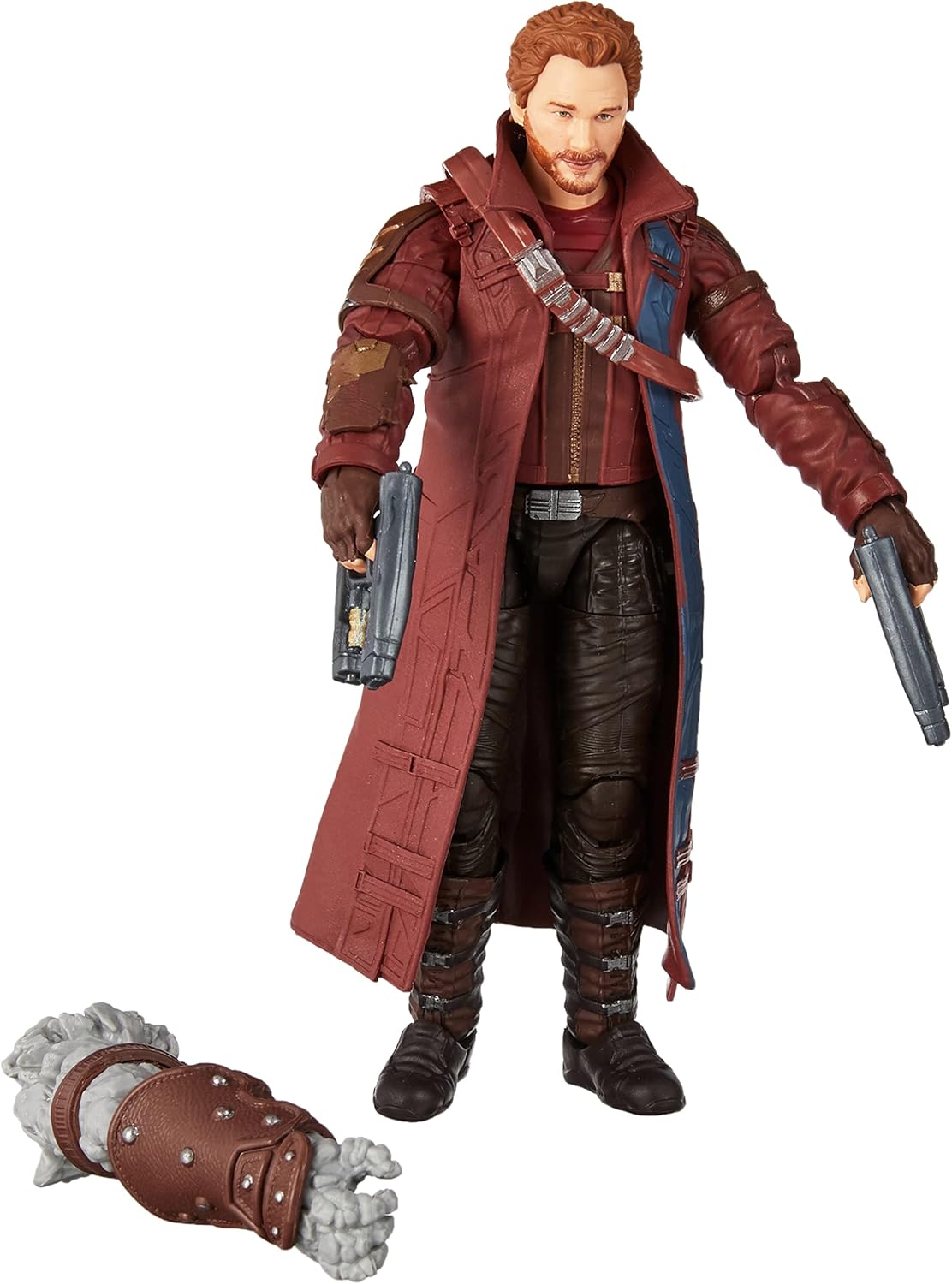 Marvel Hasbro Legends Thor: Love and Thunder 15 cm große Star-Lord Action-Figur, 2 Accessoires, 1 Build-A-Figure Element, Multi (F1409