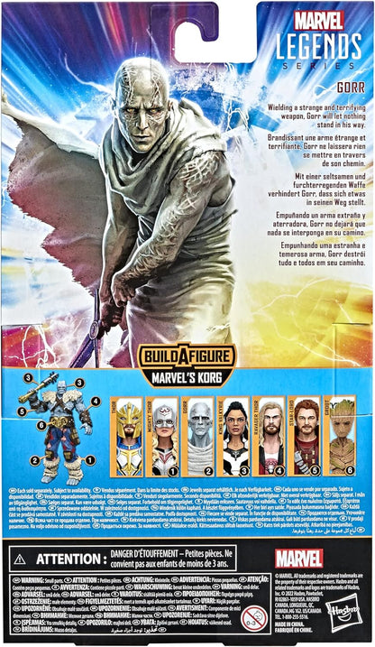 Marvel Legends Thor: Love and Thunder Gorr Action Figure 15-cm Collectible Toy, 3 Accessories, 1 Build-A-Figure Part