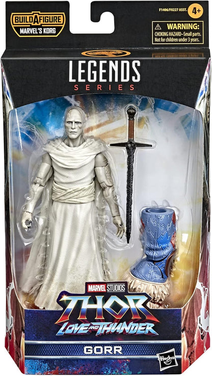 Marvel Legends Thor: Love and Thunder Gorr Action Figure 15-cm Collectible Toy, 3 Accessories, 1 Build-A-Figure Part