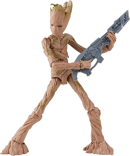Marvel Hasbro Legends Thor: Love and Thunder Groot Action Figure 15-cm Collectible Toy, 4 Accessories, 1 Build-A-Figure Part, Multicolor (F1410)