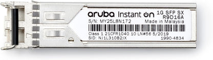 HPE Networking Instant On 1G SFP LC SX Transceiver for Connections Up to 500 Meters (R9D16A