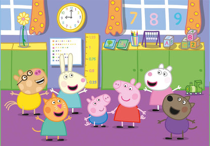Clementoni 24793 Supercolor Peppa Pig-2 X 60-Piece Jigsaw Puzzle for Kids Age 5, Multicolored