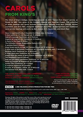 Carols from King's - The Choir of King's College Cambridge  DVD]