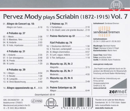 Pervez Mody Plays Scriabin 7