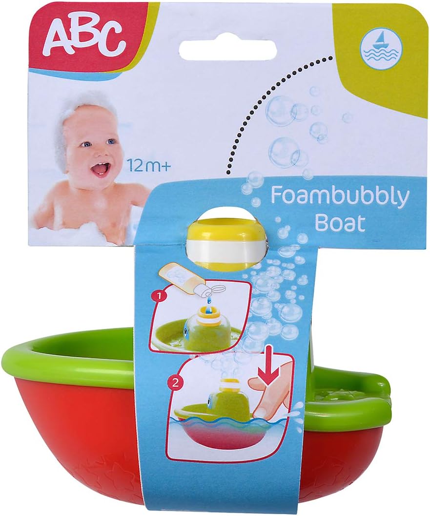 Simba 104010022 ABC boat/foam bubbles come from the chimney/11 cm