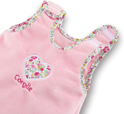 Corolle 9000110780 - Ma Premiere Poupee Schlafsack Floral, für alle 30cm Babypuppen, ab 18 Monaten