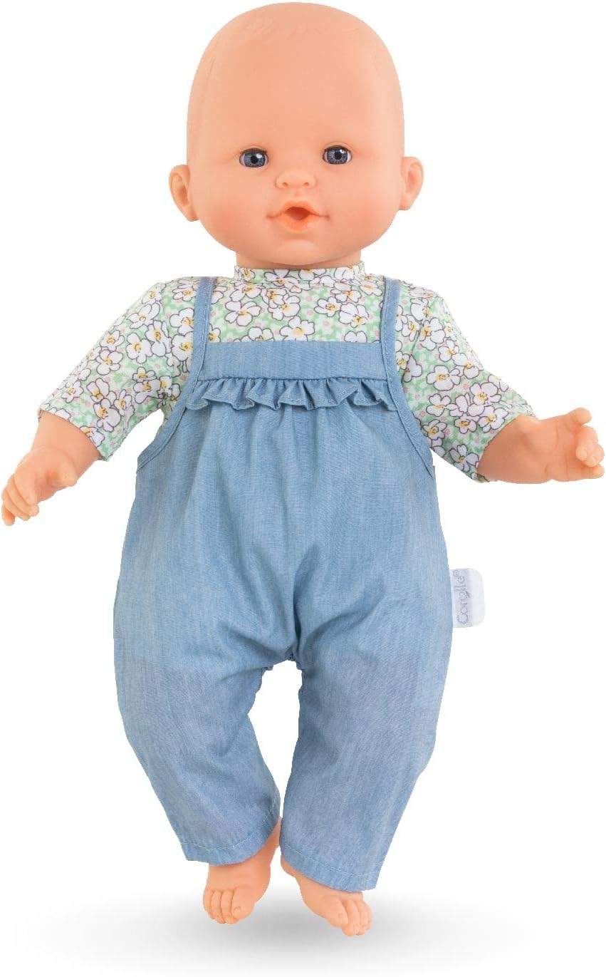 Corolle Mon Grand Poupon 9000141200 Dungarees Blouse for All 36 cm Corolle Baby Dolls from 2 Years