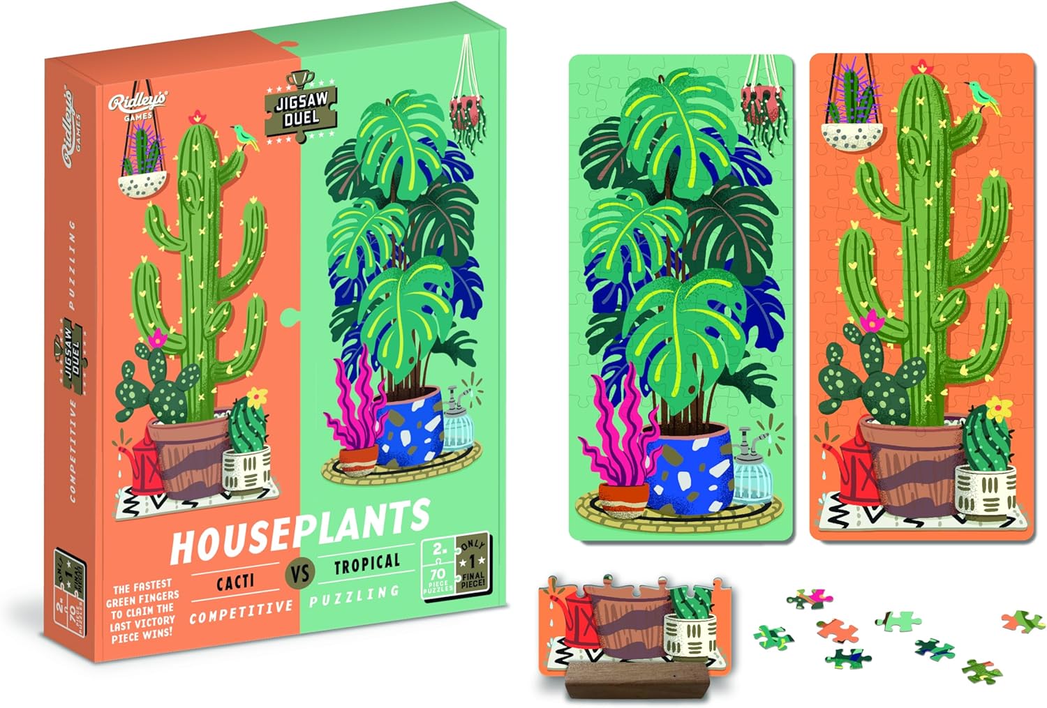 Ridley's- Puzzle, 0810073341364, Plantes D'intérieur Cactus Vs Tropical