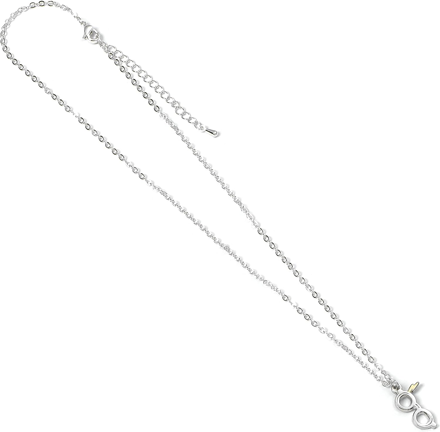 HARRY POTTER - Lightning Bolt & Glasses - Collier plaqué Argent