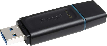 Kingston DataTraveler Exodia DTX/64GB-2P Flash Drive USB 3.2 Gen 1 - with Protective Cap and Keyring in Multiple Colours