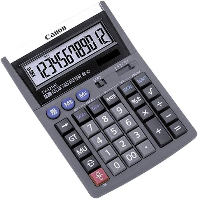 Canon TX-1210E Calculator - Ideal companion for business professionals.