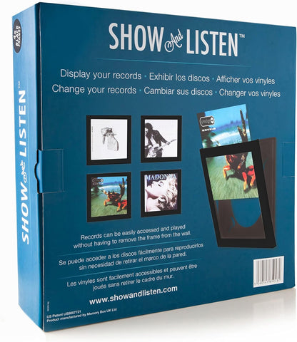 SHOW & LISTEN - BLACK LP FLIP FRAME 4 PACK