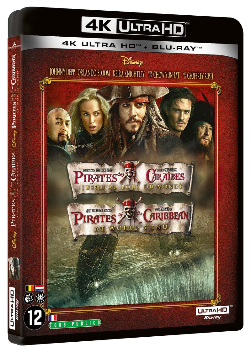 Pirates des caraïbes 3 : jusqu'au bout du monde 4k ultra hd