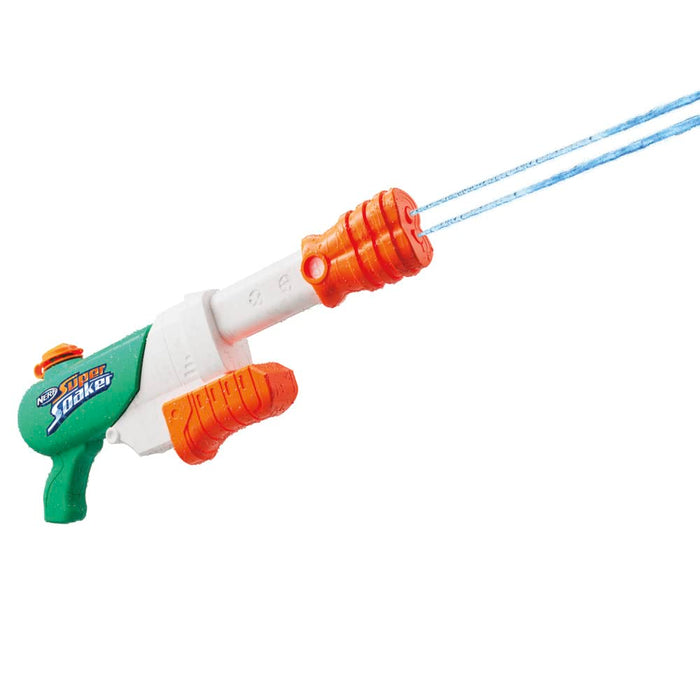 Nerf Super Soaker Hydro Frenzy Water Blaster, Wild 3-In-1 Soaking Fun, Adjustable Nozzle, 2 Water-Launching Tubes