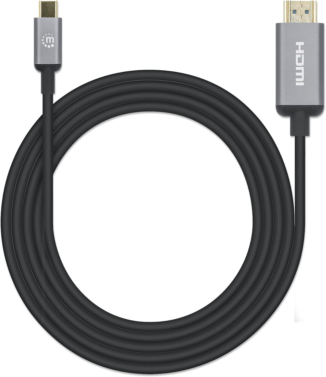 Manhattan 153607 USB-C™ to HDMI Adapter Cable 4K@60Hz 2m Black