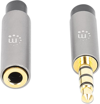 Stereo Audio 3.5Mm Ext Cable 1M-M/F Slim Premium Gold-Plated