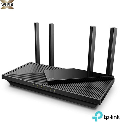 TP-Link Next-Gen Wi-Fi 6 AX3000 Mbps Gigabit Dual Band Wireless Router, OneMesh™ Supported, 1× USB 3.0 Port, Ideal for Gaming Xbox/PS4/Steam and 8K, Compatible with Alexa (Archer AX55