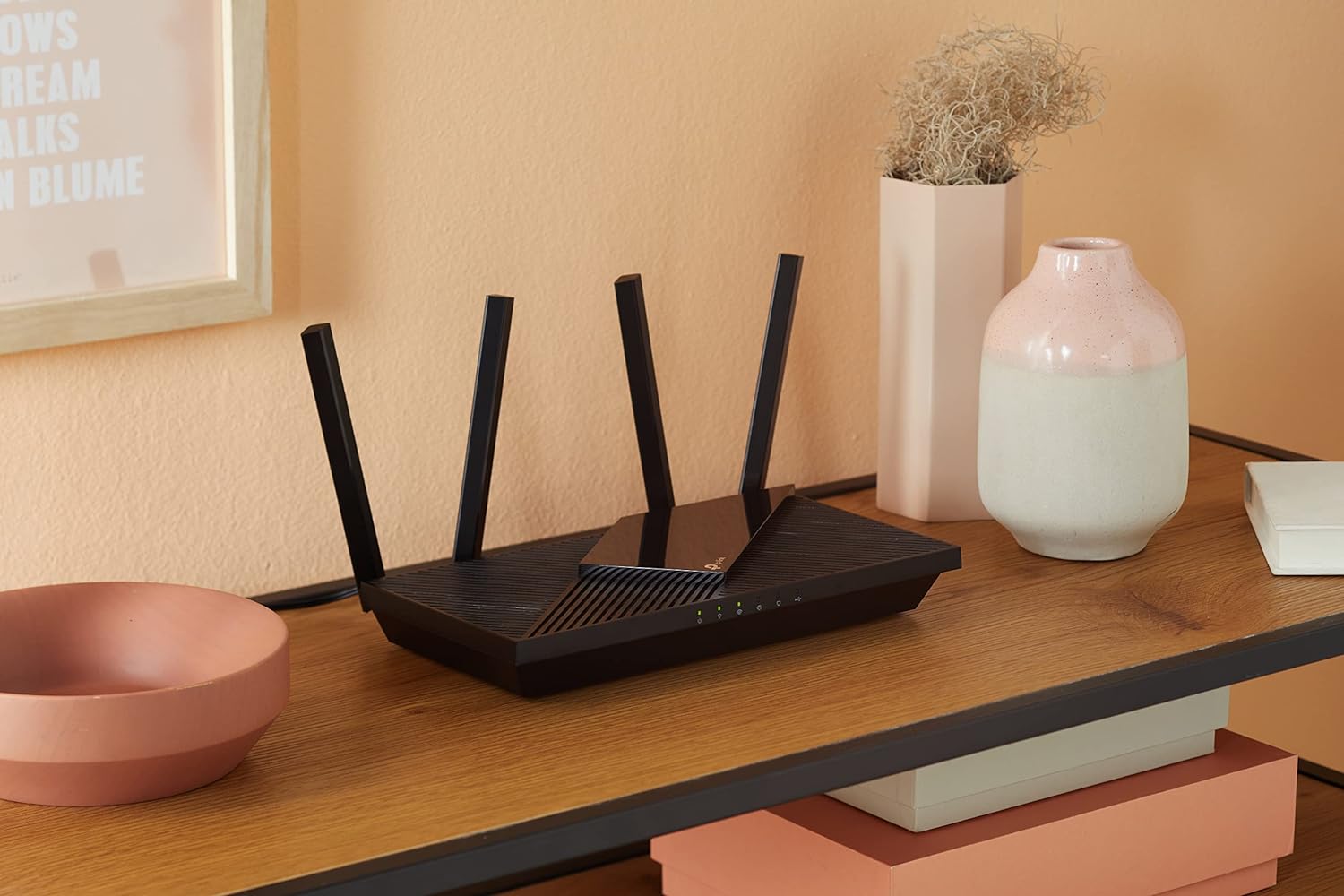 TP-Link Next-Gen Wi-Fi 6 AX3000 Mbps Gigabit Dual Band Wireless Router, OneMesh™ Supported, 1× USB 3.0 Port, Ideal for Gaming Xbox/PS4/Steam and 8K, Compatible with Alexa (Archer AX55
