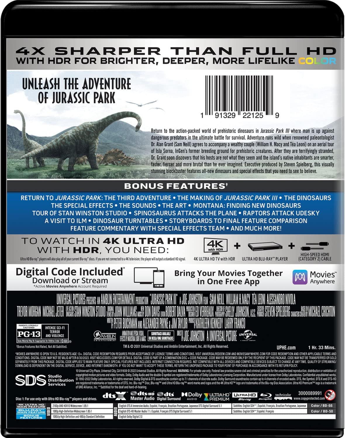 Jurassic Park III - 4K Ultra HD Digital 4K UHD
