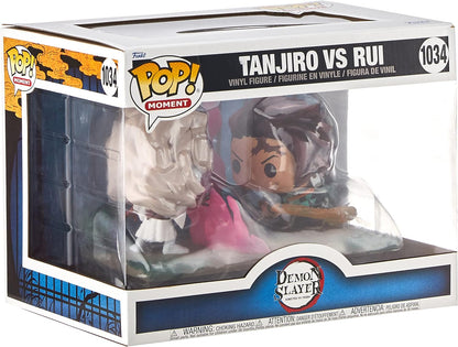 Funko POP! Moment: Demon Slayer - Tanjiro Kamado Vs. Rui - Collectable Vinyl Figure For Display - Gift Idea - Official Merchandise & POP! Animation: Demon Slayer - Inosuke Hashibira