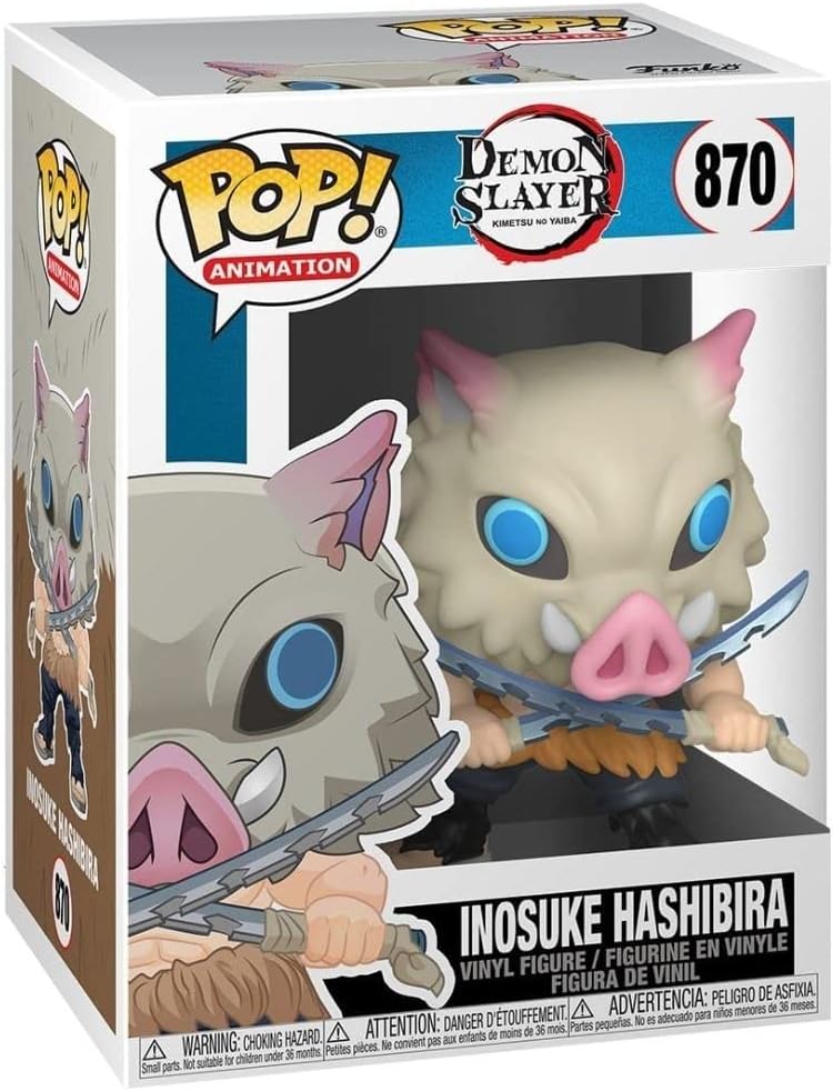 Funko POP! Moment: Demon Slayer - Tanjiro Kamado Vs. Rui - Collectable Vinyl Figure For Display - Gift Idea - Official Merchandise & POP! Animation: Demon Slayer - Inosuke Hashibira