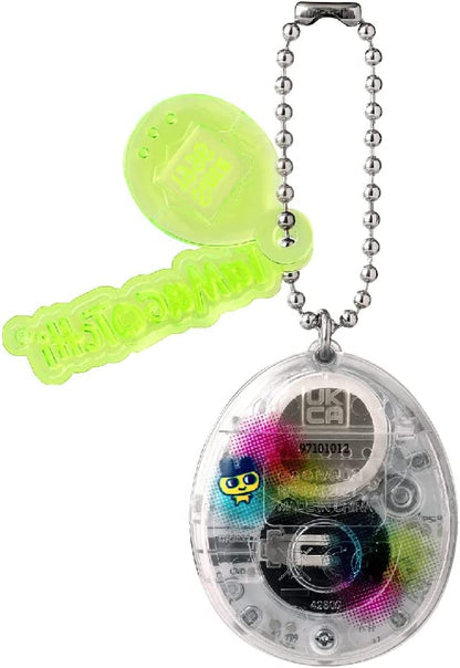 TAMAGOTCHI 42879 Bandai, Gen 1, Candy Swirl with Chain-The Original Virtual Reality Pet, Multicolor,5 x 4.2 x 1.8 centimeters