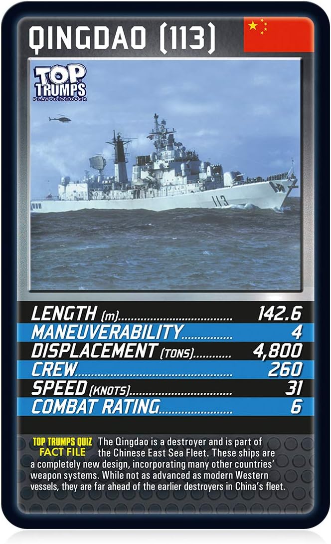 Battleships Top Trumps Card Game
